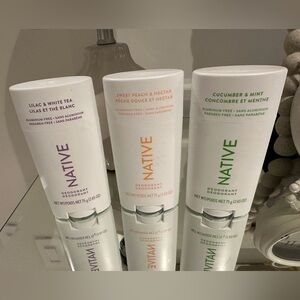Native Women's Deodorant 3 Piece Set Mixed Scents NWT
